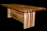 Walnut Scraps Dining Table