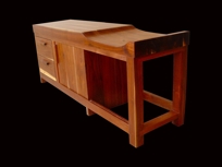Please Have a Seat Walnut Console