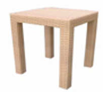 Coffee Table - Woven Top + Glass
