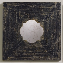 Rustic Black Mirror
