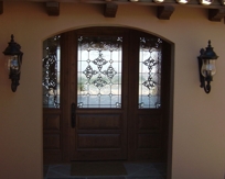 Entry Glass:  Coordinated Decorative Door & Window Glass