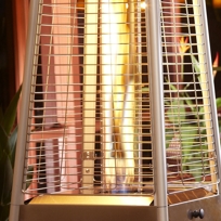 CND OBELISK patio + deck outdoor gas heater bonfire + torch | LP | NG