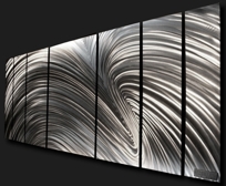 FUSION | modern metal wall art sculpture by nicholas yust