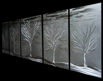 WINTERS TERRACE | modern metal wall art sculpture by nicholas yust