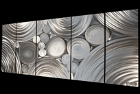 INTER-DIFFUSION | modern metal wall art sculpture by nicholas yust