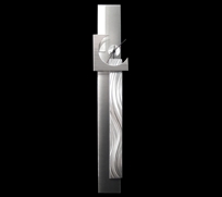 LINEATION CLOCK | modern metal wall art clock sculpture by nicholas yust