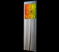 VIBE CLOCK | modern metal wall art clock sculpture by nicholas yust