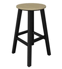 Contempo Round Bar Height Bar Stool