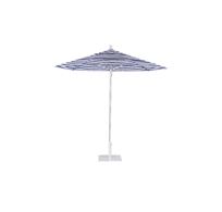 8 1/2' Octagon / 1 1/2'' Brushed Aluminum Pole / Manual Lift / Rotating and Double Vent Canopy (Contract) [1390-0049]