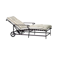 Aegean Cushion Adjustable Chaise with wheels, Loose Cushion [2490-7700]