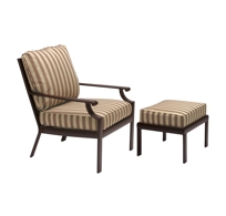 Coast Cushion Lounge Chair and Ottoman, Loose Cushions [3060-6000]