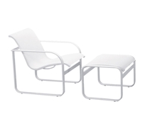Quantum Lounge Chair and Ottoman [1590-5000]