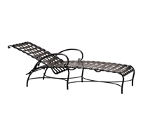 Roma Strap Adjustable Chaise Optional seat pad available [2380-7800]