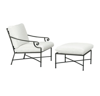 Venetian Lounge Chair and Ottoman, Loose Cushions [2250-6000]