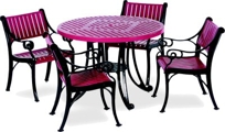CA100R - 30" Rnd Table (w/o umbrella hole) - Rib