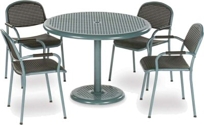 CM102L - 42" Rnd Pedestal Table - Solid
