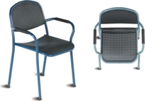 CM301Q - Arm Chair - Black Inserts