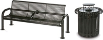 CN400O - 4' Bench - Port./Surf. Mt. - Rod