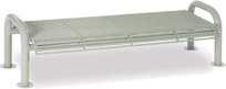 CN405W - 4' Bench w/o back - Port./Surf. Mt. - Welded Wire