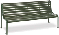 UP400S - 4' Bench w/arms - Slat