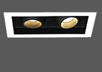 Round Double Lamp Java Regressed Frame DLJ-2