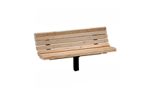 Site Furnishings 6' Bench, 4x4 Treated Southern Yellow Pine Seat/Back,  (101801)