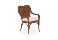 Villa Toscana Dining Arm Chair-Woven Seat with Seat Cushion 6W21-CF (103650)