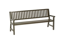 Wabash Valley Plastisol Coated Furnishings 6' Heritage Mission Bench HR310M  (103588)