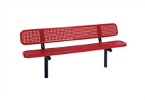Wabash Valley Plastisol Coated Furnishings 6' In-Ground Bench  (103582)