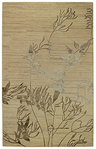 Nature's Contemporary Floral Rug