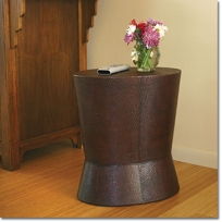 Leather Side Table