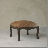 Cowhide Low Stool
