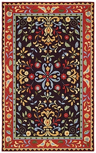 French Country Stencil Rug