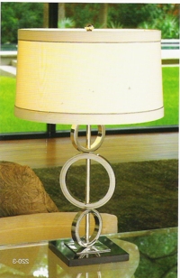 Nickel Progressive Ring Lamp - Small