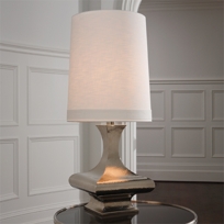 Hammered Nickel Modern Lamp