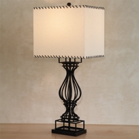 Black Iron Balustrade Lamp