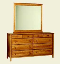Woodstock 10 Drawer Dresser w/mirror