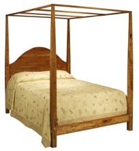 Arched Pencil Post California King Bed