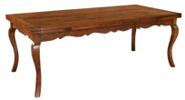 Refectory Table with Self Storing Leaves