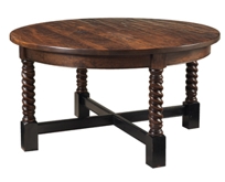 Round Barley Twist Cocktail Table