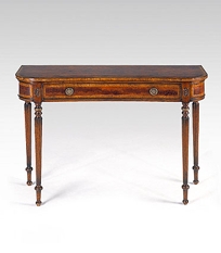 Item #492228 Mahogany Console Table