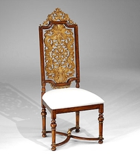 Item #492491 Carved Back Chair
