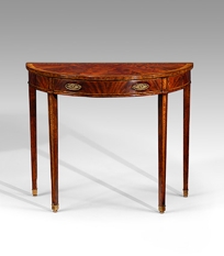 Item #492757 DEMILUNE CONSOLE TABLE