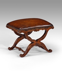 Item #492841 X-Frame Footstool