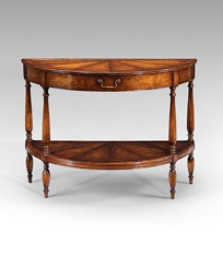 Item #492908 Demilune Console Table