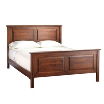 3497Q. Raised Panel Bed