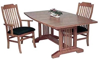Boat Shaped Extension Tables with New Traditions Base