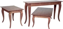 French Country Leg Occasional Tables