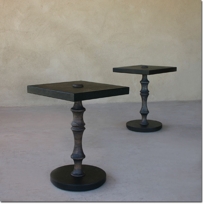 Modern Pedestal End Table
