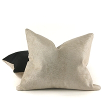 Cowhide & Linen Pillow